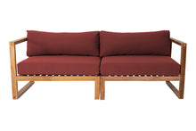 Venice Teak Outdoor Sofa. Sunbrella Cushion