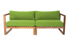 Venice Teak Outdoor Sofa. Sunbrella Cushion