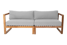 Venice Teak Outdoor Sofa. Sunbrella Cushion