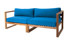 Venice Teak Outdoor Sofa. Sunbrella Cushion