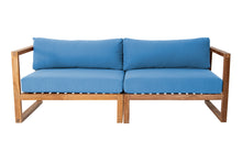 Venice Teak Outdoor Sofa. Sunbrella Cushion