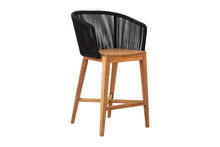 Westlake Rope & Teak Outdoor Bar Stool