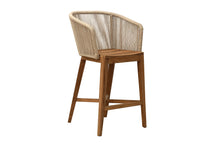 Westlake Rope & Teak Outdoor Bar Stool