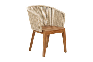 Westlake Rope & Teak Outdoor Dining Chair