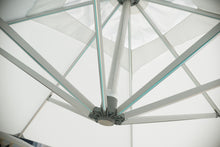 Bambrella Square Hurricane Side Wind Aluminum Manual Lift Cantilever Umbrella