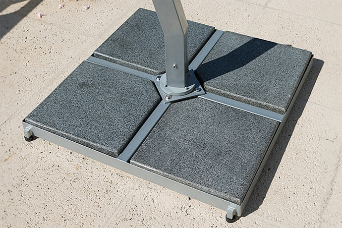 Bambrella 264lb Granite Base System for Santa Ana and Sirocco Side Wind