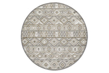 KAS Calla Aztec Round Indoor/Outdoor Rug