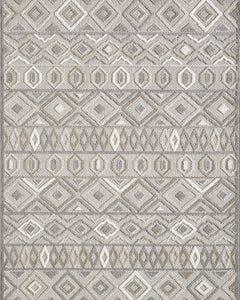 KAS Calla Aztec Round Indoor/Outdoor Rug