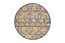 KAS Calla Aztec Round Indoor/Outdoor Rug