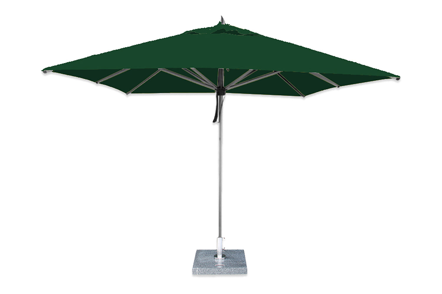 Bambrella Hurricane 10' Market Umbrella; Forest Green