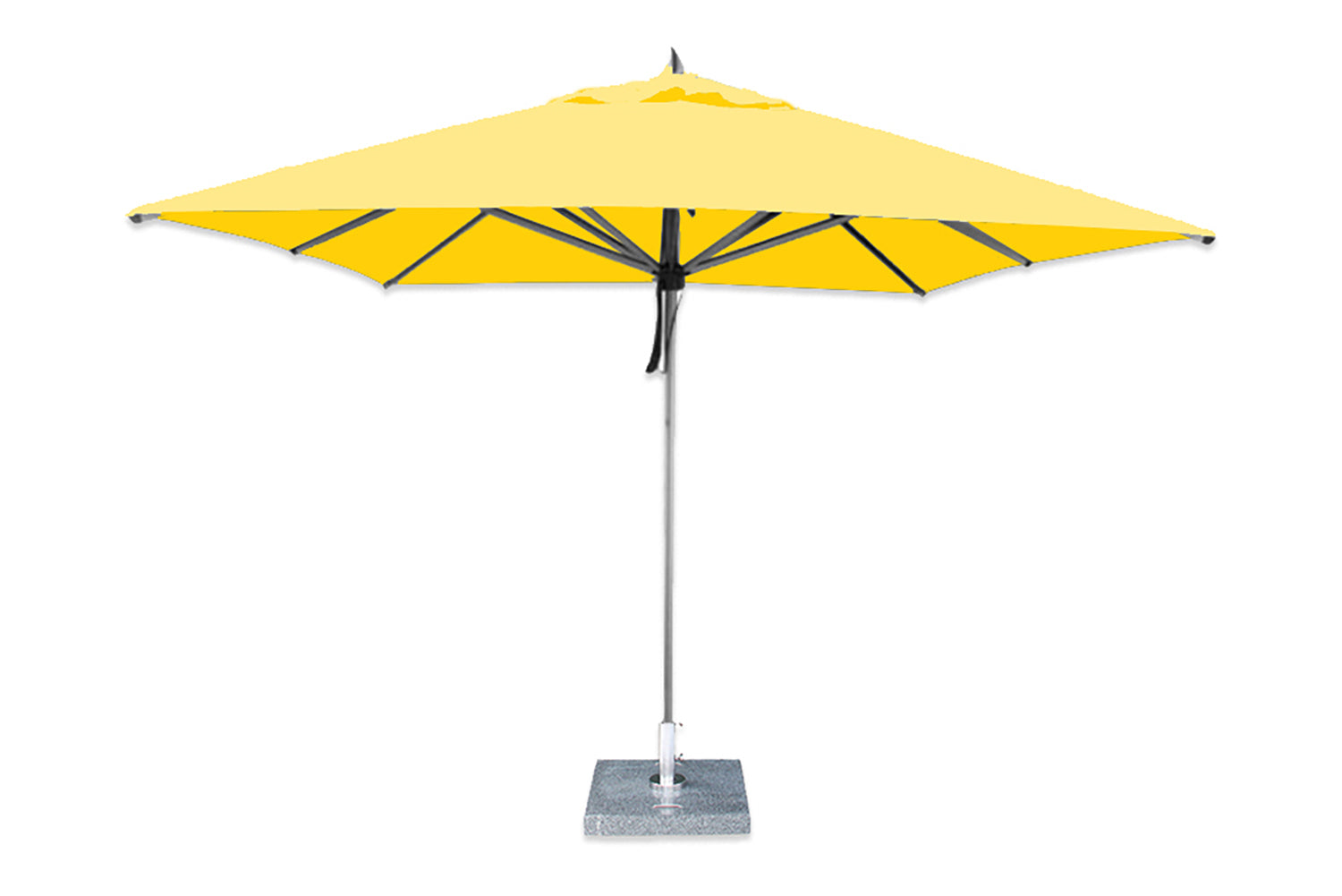 Bambrella Square Hurricane Aluminum Pulley Lift No Tilt Umbrella – Willow Creek Designs