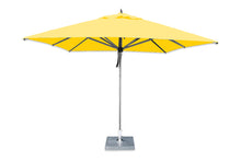 Bambrella Square Hurricane Aluminum Pulley Lift No Tilt Umbrella