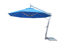 Bambrella 11.5' Round Hurricane Side Wind Aluminum Manual Lift Cantilever Umbrella