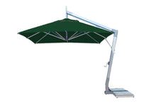 Bambrella Square Hurricane Side Wind Aluminum Manual Lift Cantilever Umbrella