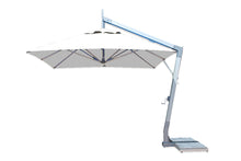 Bambrella Square Hurricane Side Wind Aluminum Manual Lift Cantilever Umbrella