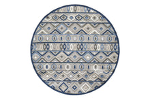 KAS Calla Aztec Round Indoor/Outdoor Rug