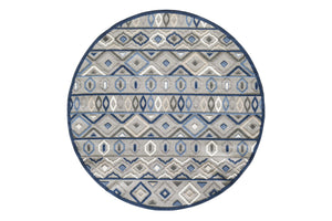 KAS Calla Aztec Round Indoor/Outdoor Rug