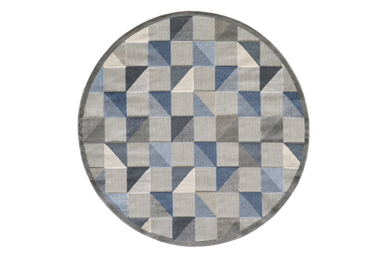 Kas Round Rugs KAS Calla Scope Round Indoor/Outdoor Rug – Willow Creek Designs