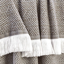 Sunbrella Herringbone Indoor/Outdoor Throw