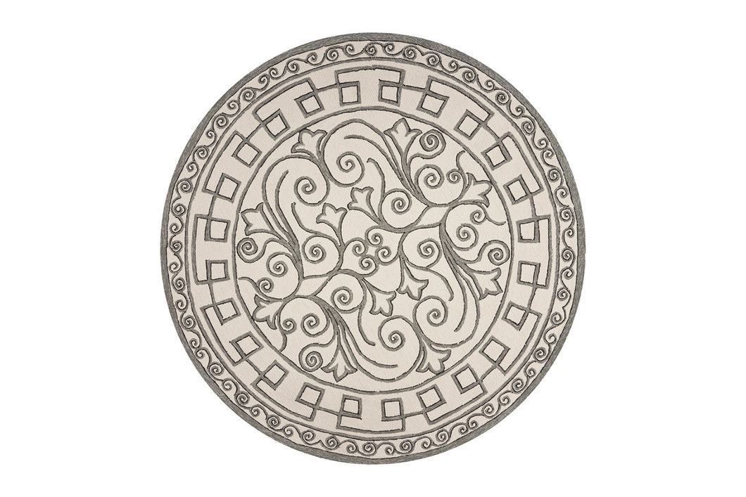KAS Harbor Irongate Round Indoor/Outdoor Rug