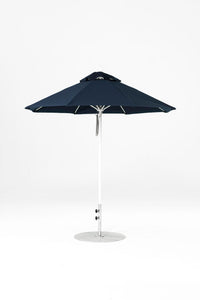 7.5' Monterey Pulley Lift Fiberglass Market Umbrella
