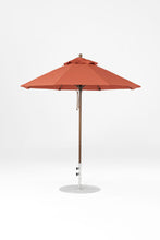 7.5' Monterey Pulley Lift Fiberglass Market Umbrella