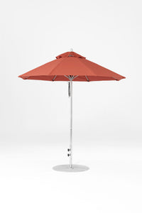 7.5' Monterey Pulley Lift Fiberglass Market Umbrella