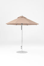 7.5' Monterey Pulley Lift Fiberglass Market Umbrella