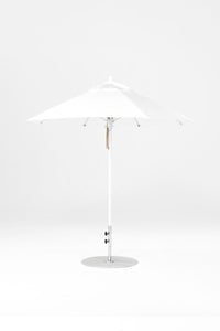 7.5' Monterey Pulley Lift Fiberglass Market Umbrella