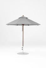 7.5' Monterey Pulley Lift Fiberglass Market Umbrella