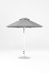 7.5' Monterey Pulley Lift Fiberglass Market Umbrella