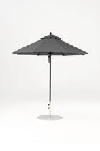 7.5' Monterey Pulley Lift Fiberglass Market Umbrella