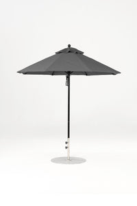7.5' Monterey Pulley Lift Fiberglass Market Umbrella