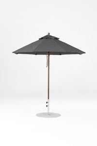 7.5' Monterey Pulley Lift Fiberglass Market Umbrella