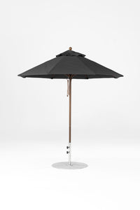 7.5' Monterey Pulley Lift Fiberglass Market Umbrella