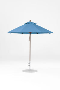 7.5' Monterey Pulley Lift Fiberglass Market Umbrella