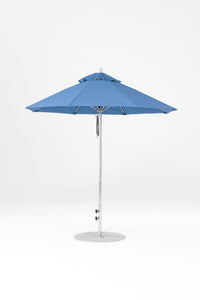 7.5' Monterey Pulley Lift Fiberglass Market Umbrella