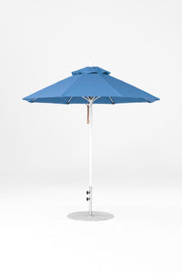 7.5' Monterey Pulley Lift Fiberglass Market Umbrella
