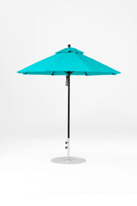 7.5' Monterey Pulley Lift Fiberglass Market Umbrella