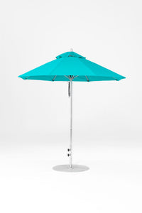 7.5' Monterey Pulley Lift Fiberglass Market Umbrella