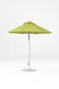 7.5' Monterey Pulley Lift Fiberglass Market Umbrella