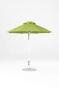 7.5' Monterey Pulley Lift Fiberglass Market Umbrella
