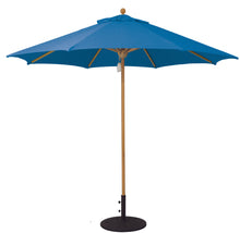 Galtech 532TK 9' Designer Teak Outdoor Market Umbrella
