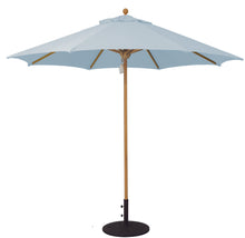 9' Teak Outdoor Market Umbrella