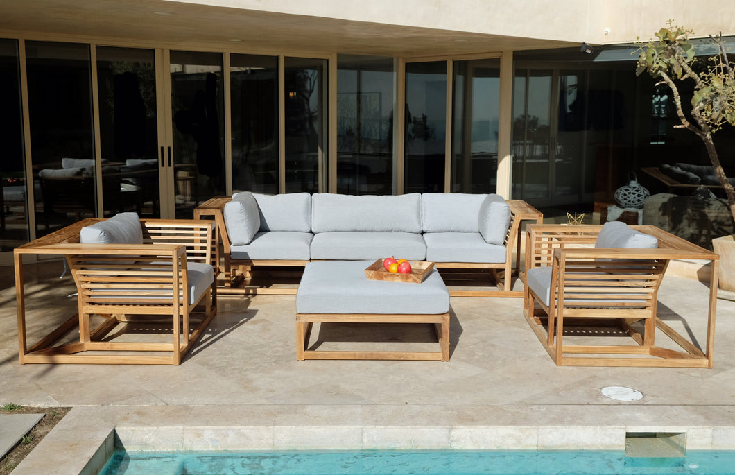 Teak Outdoor Deep Seating Outdoor Furniture Teak Lounge Set