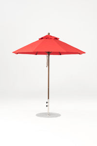 7.5' Monterey Pulley Lift Fiberglass Market Umbrella