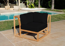 Laguna Teak Outdoor Corner Chair. Sunbrella Cushion