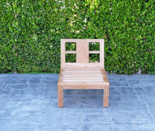 6 pc Newport Teak Seating Group with 42" Coffee Table. Sunbrella Cushion.