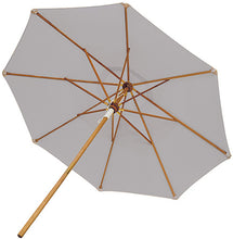 10' Teak Outdoor Market Umbrella
