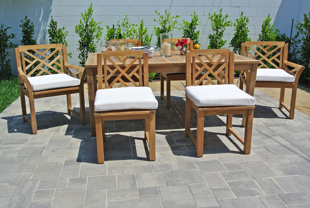 Outdoor Patio Furniture | Teak Outdoor Dining Furniture | Sunbrella ...